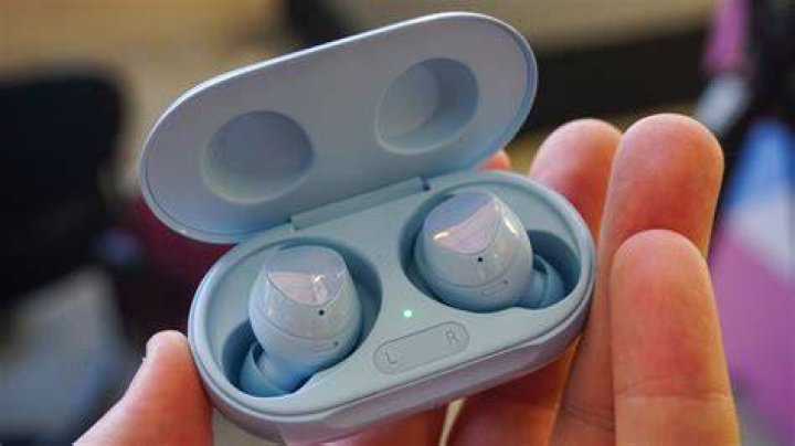 The Samsung Galaxy Buds Plus Red.