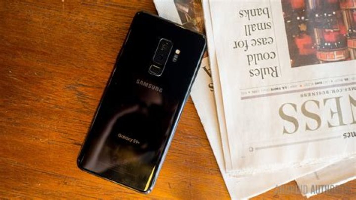 The Samsung Galaxy S9 Plus.