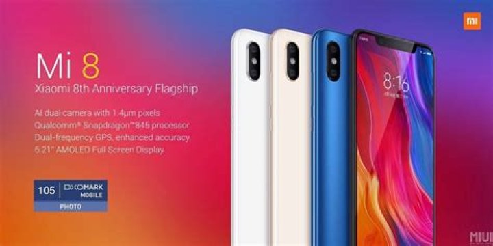 The Xiaomi Mi 8.