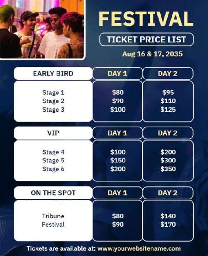 Ticket Prices, Events, & Details