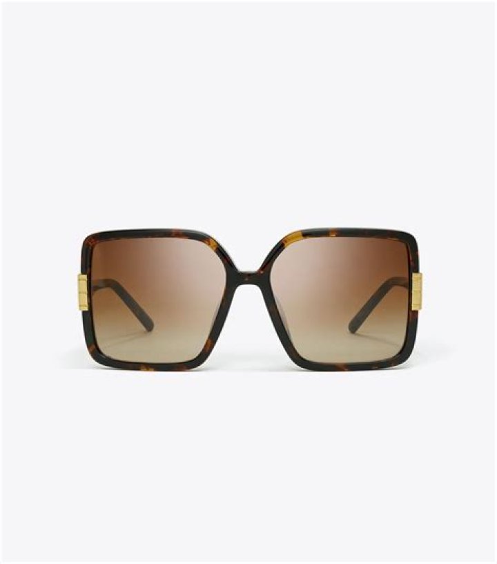 Tory Burch Eleanor Oversized Square Sunglasses