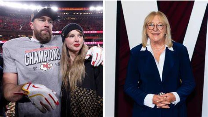 Travis Kelce and his mom Donna Kelce at the Los Angeles premiere of Netflix's 'Quarterback' at TUDUM Theater
