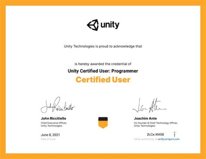 Code Programming C Development Unity certification