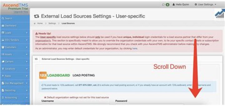 user settings location
