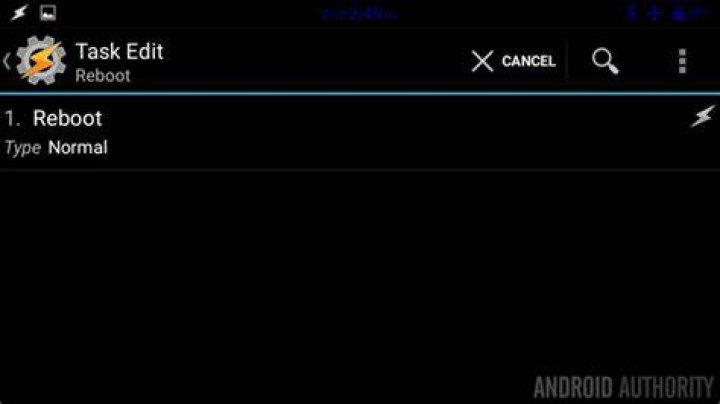 Using Tasker with root to reboot your phone - Android customization
