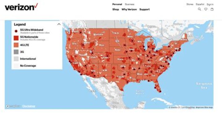 verizon 5g map
