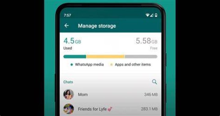 WhatsApp storage management
