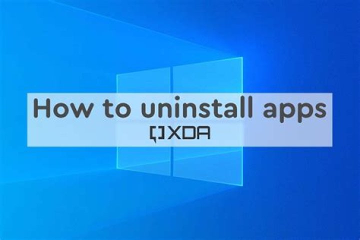 Windows 10 How to Uninstall Apps