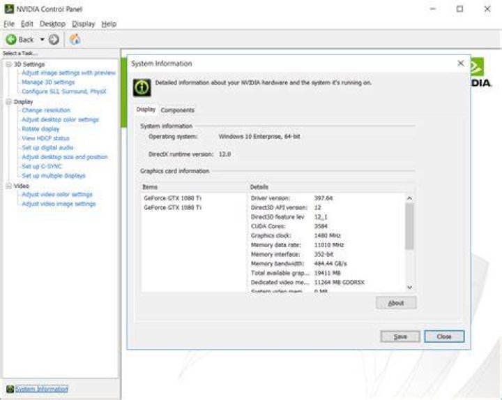 Windows 10 Nvidia Control Panel